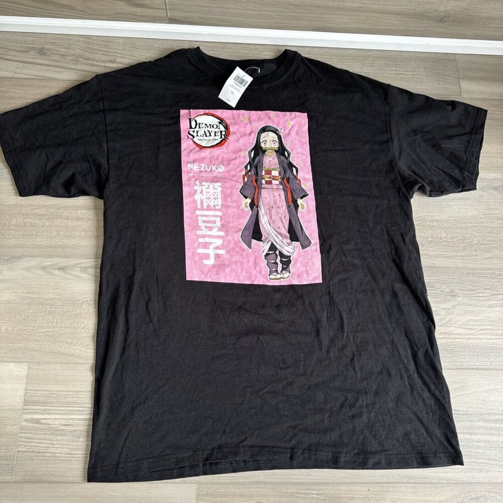 Demon Slayer Nezuko Black T-Shirt‎ XL New With Tags Hot Topic